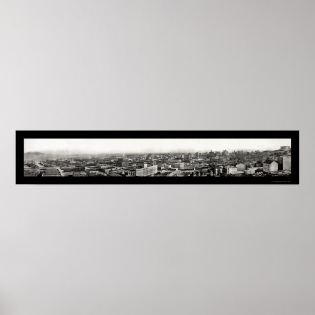 Póster Telegraph Hill, San Francisco, CA Photo 1908 (Frente)