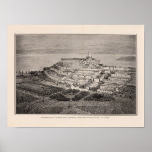 Póster Telegraph Hill sugirió tratamiento arquitectónico