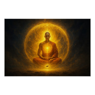 Póster Telekinesis a través de la meditación profunda