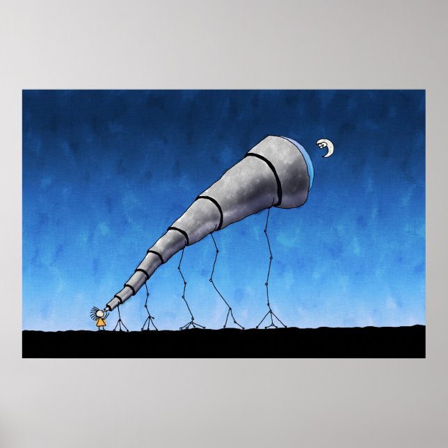 Póster Telescopio (Frente)