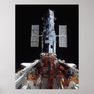 Póster Telescopio espacial Hubble capturado en Columbia
