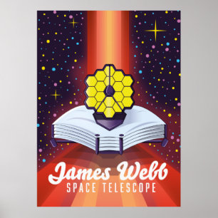 Póster Telescopio espacial James Webb.