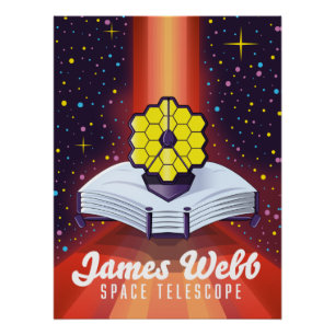 Póster Telescopio espacial James Webb.