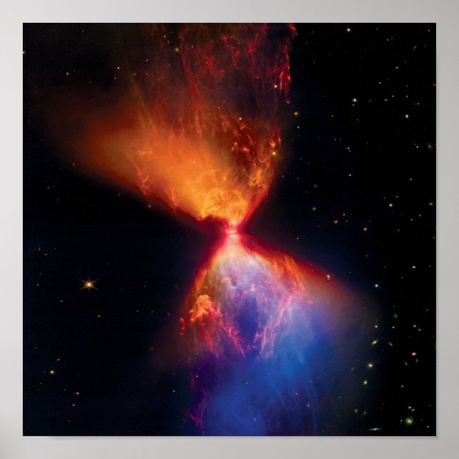 Póster Telescopio Espacial James Webb Protoestrella L1527 (Frente)