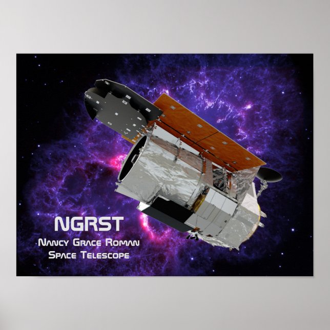 Póster Telescopio espacial Nancy Grace Roman (Frente)