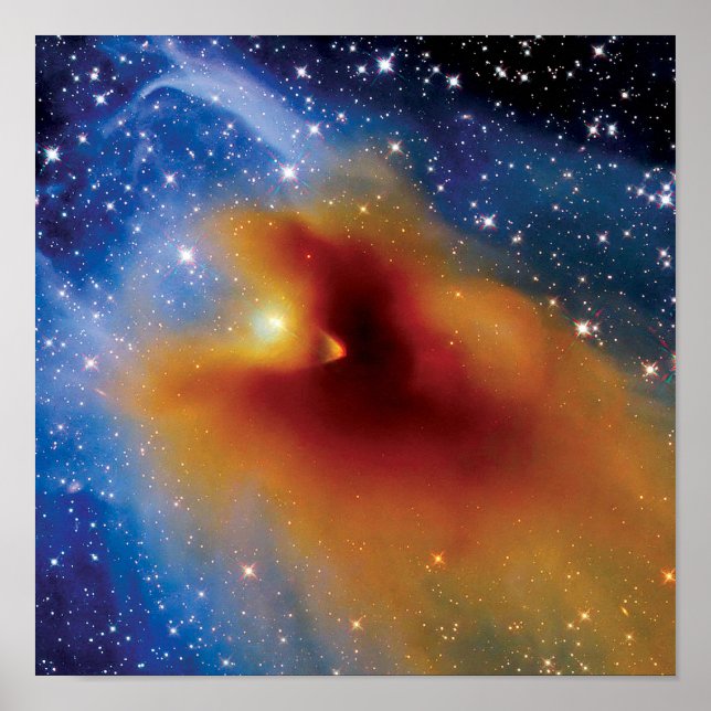 Póster Telescopio espacial NASA Hubble CB 130-3 Nacimient (Frente)