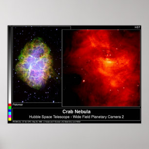 Póster Telescopio Nebulosa Hubble