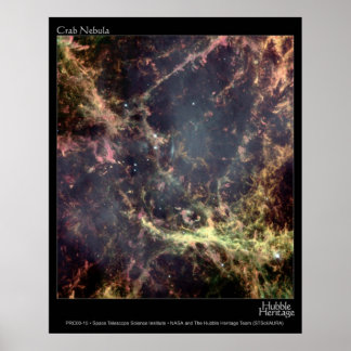 Póster Telescopio Nebulosa Hubble