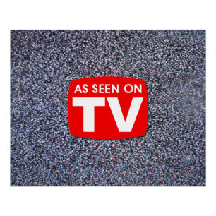 Póster Televisión Vintage