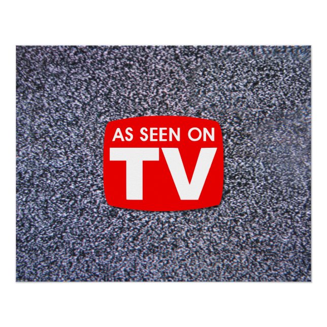 Póster Televisión Vintage (Anverso)
