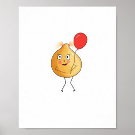 Póster Tema de garbanzo, diseño de garbanzo