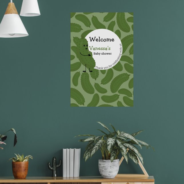 Póster tema de la ducha de bebé (Salón 1)