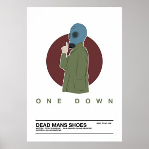 Póster Tema de la película Los zapatos de los hombres mue