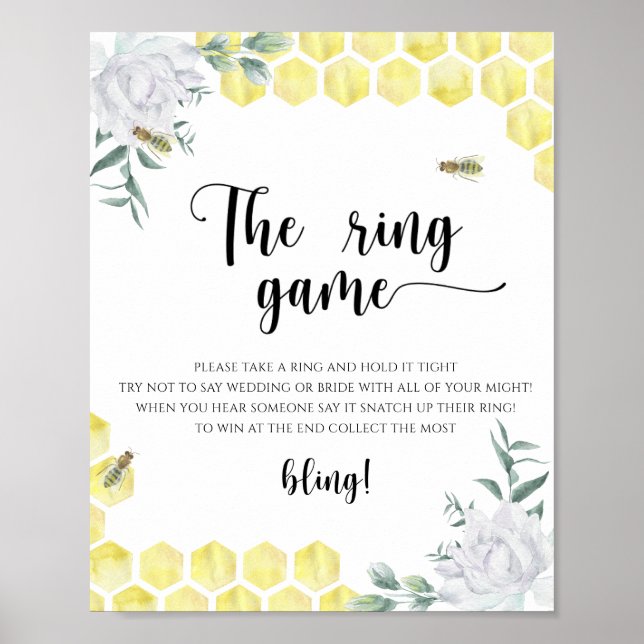 Póster Tema de los Honeycombs - El juego de anillo (Frente)