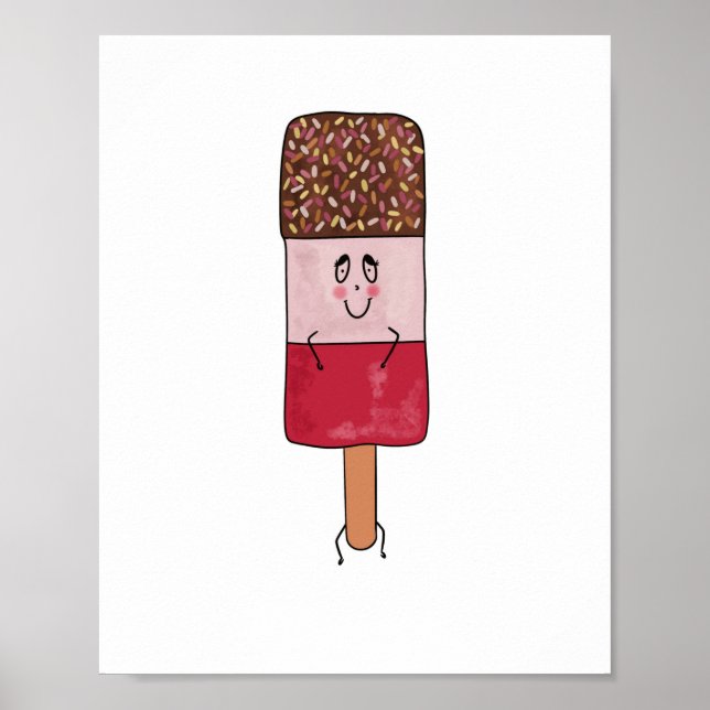 Póster Tema de paleta fabulosa, polo (Frente)