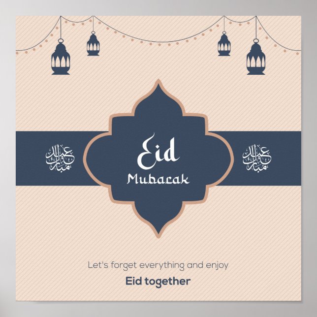 Póster Tema del Eid. Publicación social (Frente)