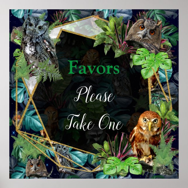 Póster Temas de celebración de fiestas nocturnos (Frente)