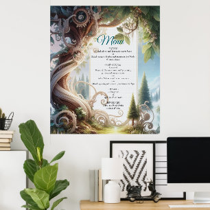 Póster Temas metafísicos de fantasía espiritual