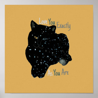Póster Temático Gato Te Amo