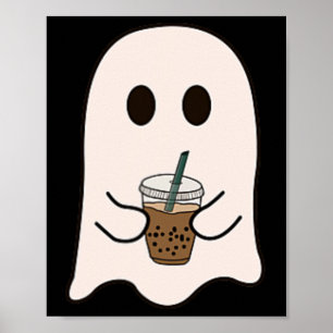 Póster Temblorosa temporada de café pequeño fantasma Hall
