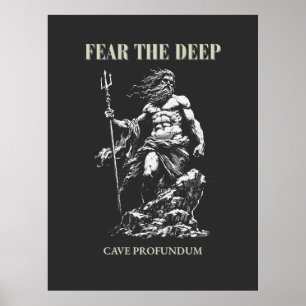 Póster Teme lo Profundo – Poseidón Mítico 