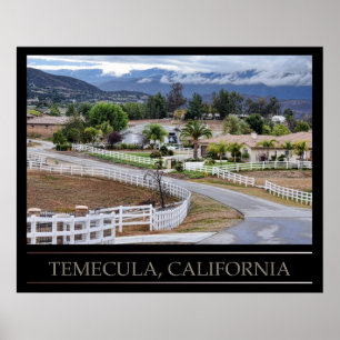 Póster Temecula, Poster de California
