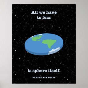 Póster Temer la esfera