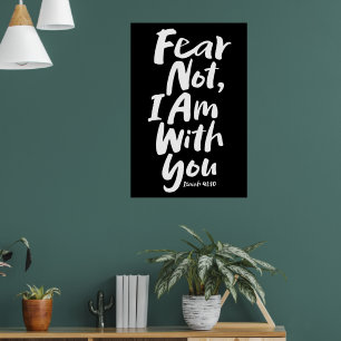 Póster TEMOR NO, ESTOY contigo - Esperanza religiosa Dios