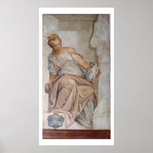 Póster Temperance, from the wall of the sacristy (fresco)