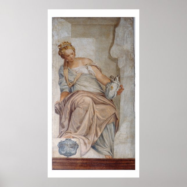 Póster Temperance, from the wall of the sacristy (fresco) (Frente)