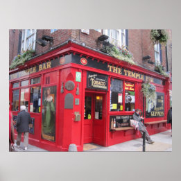 Póster "Temple Bar" — Dublín, Irlanda