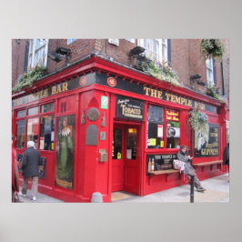 Póster "Temple Bar" — Dublín, Irlanda