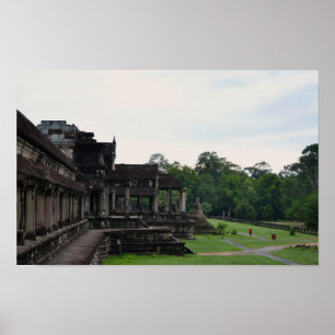 Póster Templo Angkor Wat, Camboya - Fotografía de viaje