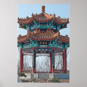Póster Templo Azul
