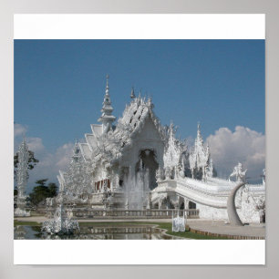 Póster Templo budista en Tailandia