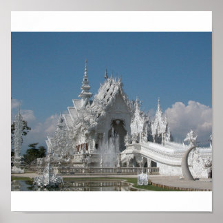 Póster Templo budista en Tailandia