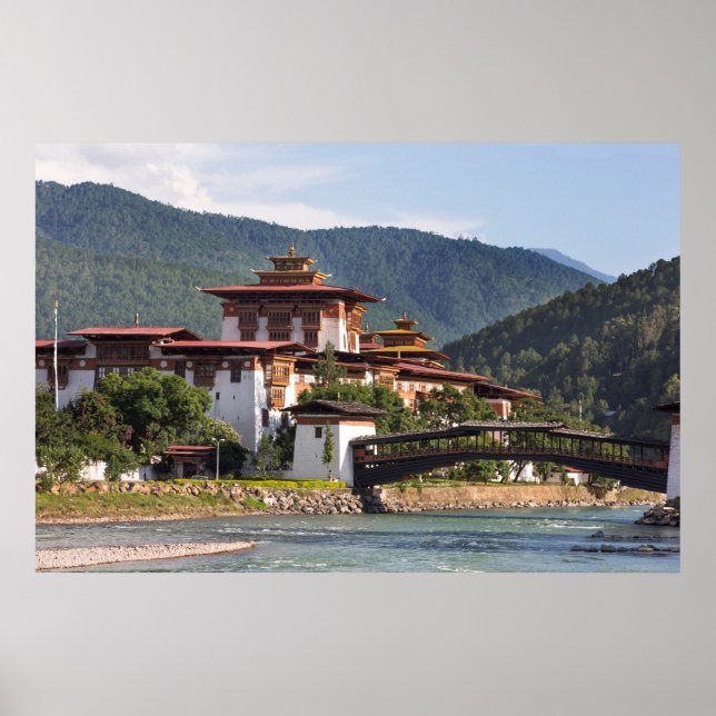 Póster Templo Budista Por Río (Frente)