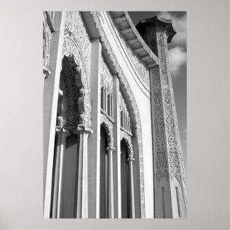 Póster templo de bahai