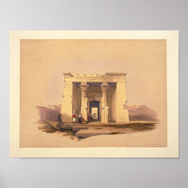 Póster Templo de Dandour - Nubia (Frente)