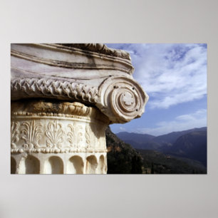 Póster Templo de Delphi