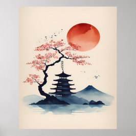 Póster Templo de la Montaña