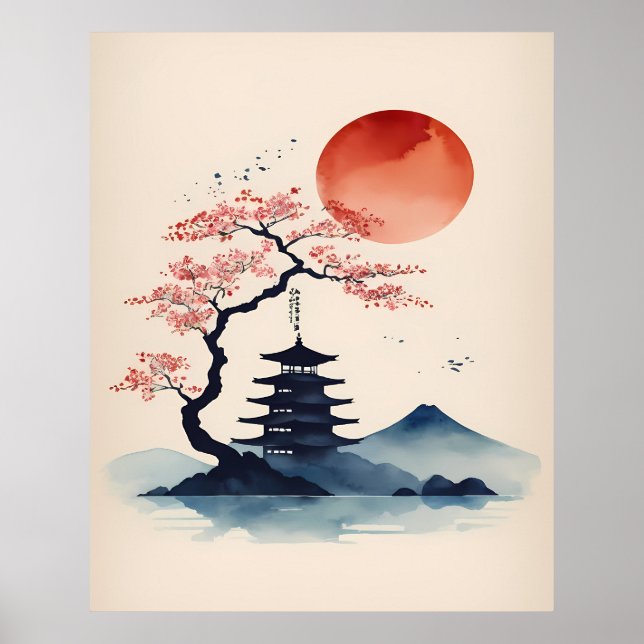 Póster Templo de la Montaña (Frente)