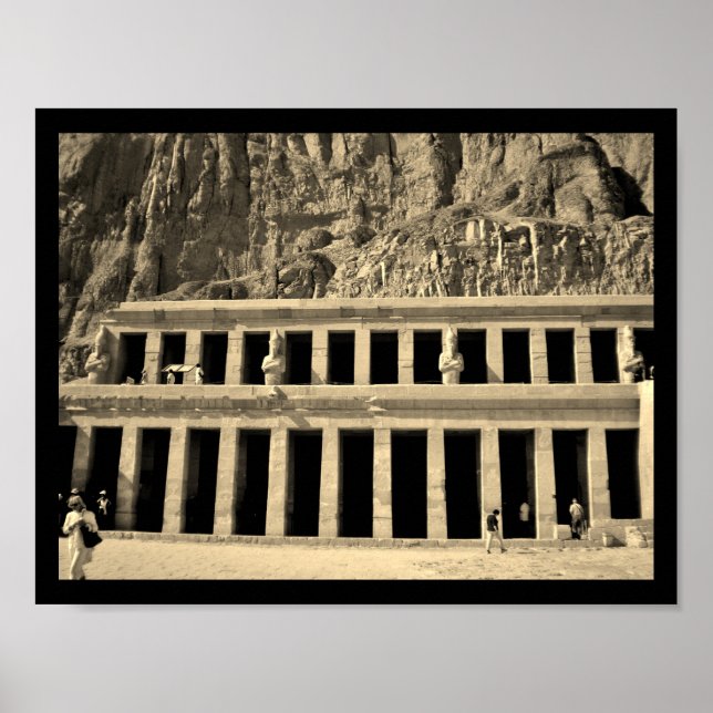 Póster Templo de la Reina Hatshepsut (Frente)