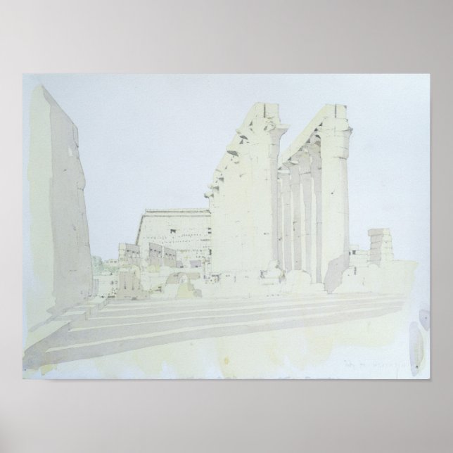 Póster Templo de Luxor (Frente)