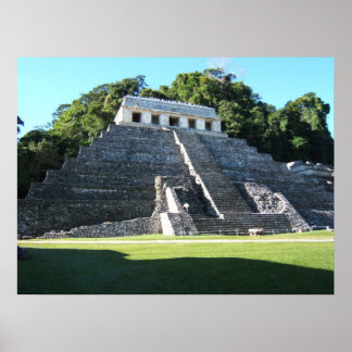 Póster Templo de Palenque