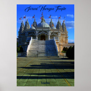 Póster Templo de Swaminarayan en Londres