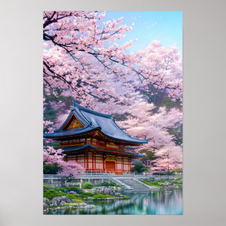Póster Templo de tranquilidad