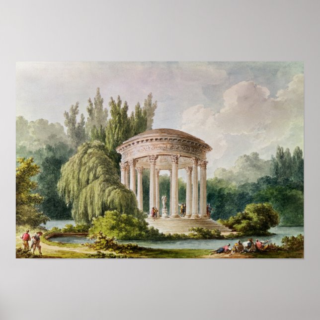 Póster Templo del Amor, Petit Trianon (Frente)