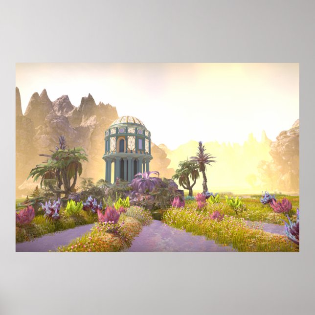 Póster Templo en el Valle (Frente)