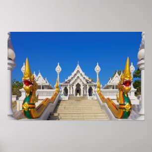 Póster Templo en Krabi Tailandia